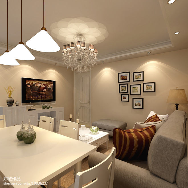 鄭敏設計師作品賞析 探索設計本平臺上的家裝藝術與空間美學